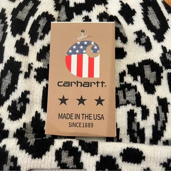 Carhartt Black and White Beanie Set - Picture 3 of 9